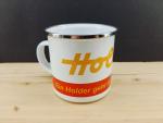 Holder geht durch dick und dünn Emaille Tasse